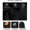 image:imageATHMILE Fall Long Sleeve Cardigans for Women Sweater Fashion Open Front Winter Button Down Crewneck Soft Knit Jacket 2025Black