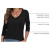 image:imageATHMILE Long Sleeve Shirts for Women Fall Outfit 2026 Fashion Casual T Shirt Round Neck Basic Loose Tunic TopsZblack
