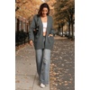 image:imageATHMILE Oversized Cardigan Sweaters for Women Fall Outfits Chunky Knit Open Front Sweater with PocketsDark Grey