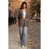 image:imageATHMILE Oversized Cardigan Sweaters for Women Fall Outfits Chunky Knit Open Front Sweater with PocketsNutmeg