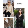 image:imageATHMILE Oversized Cardigan Sweaters for Women Lightweight Button VNeck Casual Open Front Knit Fall Outfits 2026Nutmeg