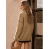 image:imageATHMILE Oversized Chunky Sweaters for Women Fall Turtleneck Long Sleeve Knit Pullover Tops 2026 Winter Fashion ClothesCamel
