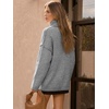 image:imageATHMILE Oversized Chunky Sweaters for Women Fall Turtleneck Long Sleeve Knit Pullover Tops 2026 Winter Fashion ClothesGrey