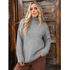 image:imageATHMILE Oversized Chunky Sweaters for Women Fall Turtleneck Long Sleeve Knit Pullover Tops 2026 Winter Fashion ClothesGrey