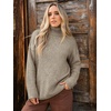image:imageATHMILE Oversized Chunky Sweaters for Women Fall Turtleneck Long Sleeve Knit Pullover Tops 2026 Winter Fashion ClothesKhaki