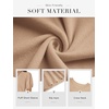 image:imageATHMILE Short Sleeve Sweater for Women 2026 Spring Summer Blouses Crewneck Knit Puff Sleeve Dressy Casual Trendy ShirtsSbeige