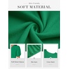 image:imageATHMILE Short Sleeve Sweater for Women 2026 Spring Summer Blouses Crewneck Knit Puff Sleeve Dressy Casual Trendy ShirtsSgreen