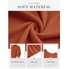 image:imageATHMILE Short Sleeve Sweater for Women 2026 Spring Summer Blouses Crewneck Knit Puff Sleeve Dressy Casual Trendy ShirtsSorange