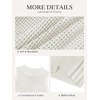 image:imageATHMILE Summer Crochet Tank Tops for Women 2026 Casual Crewneck Hollow Out Loose Knit Sleeveless Sweater Vest Top TrendyWhite