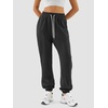 image:imageATHMILE Sweatpants Women Baggy Joggers Lounge Sweat Pants  Cotton High Waisted Casual Comfy Fashion Fall Workout GymBlack