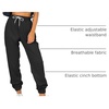 image:imageATHMILE Sweatpants Women Baggy Joggers Lounge Sweat Pants  Cotton High Waisted Casual Comfy Fashion Fall Workout GymBlack