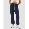 image:imageATHMILE Sweatpants Women Baggy Joggers Lounge Sweat Pants  Cotton High Waisted Casual Comfy Fashion Fall Workout GymDarkblue