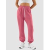 image:imageATHMILE Sweatpants Women Baggy Joggers Lounge Sweat Pants  Cotton High Waisted Casual Comfy Fashion Fall Workout GymLightpink