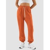 image:imageATHMILE Sweatpants Women Baggy Joggers Lounge Sweat Pants  Cotton High Waisted Casual Comfy Fashion Fall Workout GymOrange