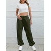 image:imageATHMILE Sweatpants Women Wide Leg Baggy Lounge Sweat Pants  Cotton Straight Leg High Waisted Casual Fashion Fall Workout Gym JoggersAarmy Green