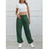 image:imageATHMILE Sweatpants Women Wide Leg Baggy Lounge Sweat Pants  Cotton Straight Leg High Waisted Casual Fashion Fall Workout Gym JoggersAdark Green