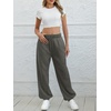 image:imageATHMILE Sweatpants Women Wide Leg Baggy Lounge Sweat Pants  Cotton Straight Leg High Waisted Casual Fashion Fall Workout Gym JoggersAdark Grey