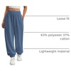 image:imageATHMILE Sweatpants Women Wide Leg Baggy Lounge Sweat Pants  Cotton Straight Leg High Waisted Casual Fashion Fall Workout Gym JoggersAgray Blue