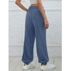 image:imageATHMILE Sweatpants Women Wide Leg Baggy Lounge Sweat Pants  Cotton Straight Leg High Waisted Casual Fashion Fall Workout Gym JoggersAgray Blue