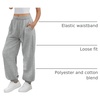 image:imageATHMILE Sweatpants Women Wide Leg Baggy Lounge Sweat Pants  Cotton Straight Leg High Waisted Casual Fashion Fall Workout Gym JoggersAgrey