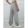 image:imageATHMILE Sweatpants Women Wide Leg Baggy Lounge Sweat Pants  Cotton Straight Leg High Waisted Casual Fashion Fall Workout Gym JoggersAgrey