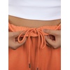 image:imageATHMILE Sweatpants Women Wide Leg Baggy Lounge Sweat Pants  Cotton Straight Leg High Waisted Casual Fashion Fall Workout Gym JoggersAorange