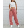 image:imageATHMILE Sweatpants Women Wide Leg Baggy Lounge Sweat Pants  Cotton Straight Leg High Waisted Casual Fashion Fall Workout Gym JoggersApink