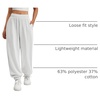 image:imageATHMILE Sweatpants Women Wide Leg Baggy Lounge Sweat Pants  Cotton Straight Leg High Waisted Casual Fashion Fall Workout Gym JoggersAwhite