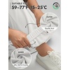 image:imageATHMILE Sweatpants Women Wide Leg Baggy Lounge Sweat Pants  Cotton Straight Leg High Waisted Casual Fashion Fall Workout Gym JoggersAwhite