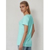 image:imageATHMILE T Shirts Short Sleeve V Neck Tees for Women Fashion Tops Trendy Soft Casual Summer Clothes Outfits 2026Aqua
