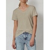 image:imageATHMILE T Shirts Short Sleeve V Neck Tees for Women Fashion Tops Trendy Soft Casual Summer Clothes Outfits 2026Coffe Grey