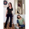 image:imageATHMILE T Shirts Short Sleeve V Neck Tees for Women Fashion Tops Trendy Soft Casual Summer Clothes Outfits 2026Cream