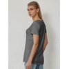 image:imageATHMILE T Shirts Short Sleeve V Neck Tees for Women Fashion Tops Trendy Soft Casual Summer Clothes Outfits 2026Gray