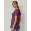 image:imageATHMILE T Shirts Short Sleeve V Neck Tees for Women Fashion Tops Trendy Soft Casual Summer Clothes Outfits 2026Purple Red