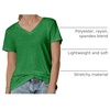 image:imageATHMILE T Shirts Short Sleeve V Neck Tees for Women Fashion Tops Trendy Soft Casual Summer Clothes Outfits 2026San Pa Green