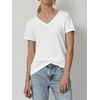 image:imageATHMILE T Shirts Short Sleeve V Neck Tees for Women Fashion Tops Trendy Soft Casual Summer Clothes Outfits 2026White