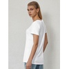 image:imageATHMILE T Shirts Short Sleeve V Neck Tees for Women Fashion Tops Trendy Soft Casual Summer Clothes Outfits 2026White