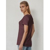 image:imageATHMILE T Shirts Short Sleeve V Neck Tees for Women Fashion Tops Trendy Soft Casual Summer Clothes Outfits 2026Wine Red