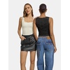 image:imageATHMILE Tank Top for Women Crop Square Neck Lace Trim Spring Summer Sleeveless Double Lined Basic Going Out Y2k Outfits 2026Offwhite