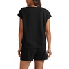 image:imageATHMILE Two Piece Womens Summer Lounge Short Sets Cap Sleeve  Drawstring ShortsBeach Sweatsuit with PocketAthleisure Matching SetsAthletic OutfitsBlack