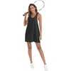image:imageATHMILE Women Mini Dress Casual Short Sundress Workout Tennis Athletic DressBlack