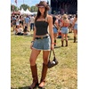 image:imageATHMILE Women Sexy Tube Top Summer Y2K Going Out Double Lined Basic Tank TopBlack