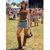 image:imageATHMILE Women Sexy Tube Top Summer Y2K Going Out Double Lined Basic Tank TopBrown
