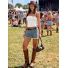 image:imageATHMILE Women Sexy Tube Top Summer Y2K Going Out Double Lined Basic Tank TopWhite