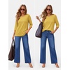 image:imageATHMILE Womens 34 Length Sleeve Womens Tops Basic Tees  Summer OutfitsEarly Fall FashionSpring TunicDressy Casual Blouses TrendyYellow