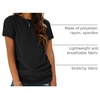 image:imageATHMILE Womens Basic T Shirt Crewneck Short Sleeve Summer Tops  Casual Tee Cute Teen Girl Work School Teachers Outfits Fashion Everyday WearBlack