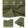 image:imageATHMILE Womens Blouses Short Sleeve Tops Spring Summer Fall Work Dressy Casual Business Date Outfits Lace Shirts 2026Armygreen