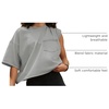 image:imageATHMILE Womens Crop Tops Workout Shirts Gym Oversized Spring Summer Basic Tees Short Sleeve Casual Loose Drop Shoulder 2026  Trendy Fashion Teen Girls Short Sleeve Casual Loose Drop Shoulder Plus Size Cute Clothes 2026Lightgrey
