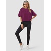 image:imageATHMILE Womens Crop Tops Workout Shirts Gym Oversized Spring Summer Basic Tees Short Sleeve Casual Loose Drop Shoulder 2026  Trendy Fashion Teen Girls Short Sleeve Casual Loose Drop Shoulder Plus Size Cute Clothes 2026Purple Red