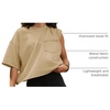 image:imageATHMILE Womens Crop Tops Workout Shirts Gym Oversized Spring Summer Basic Tees Short Sleeve Casual Loose Drop Shoulder 2026  Trendy Fashion Teen Girls Short Sleeve Casual Loose Drop Shoulder Plus Size Cute Clothes 2026Lightkhaki